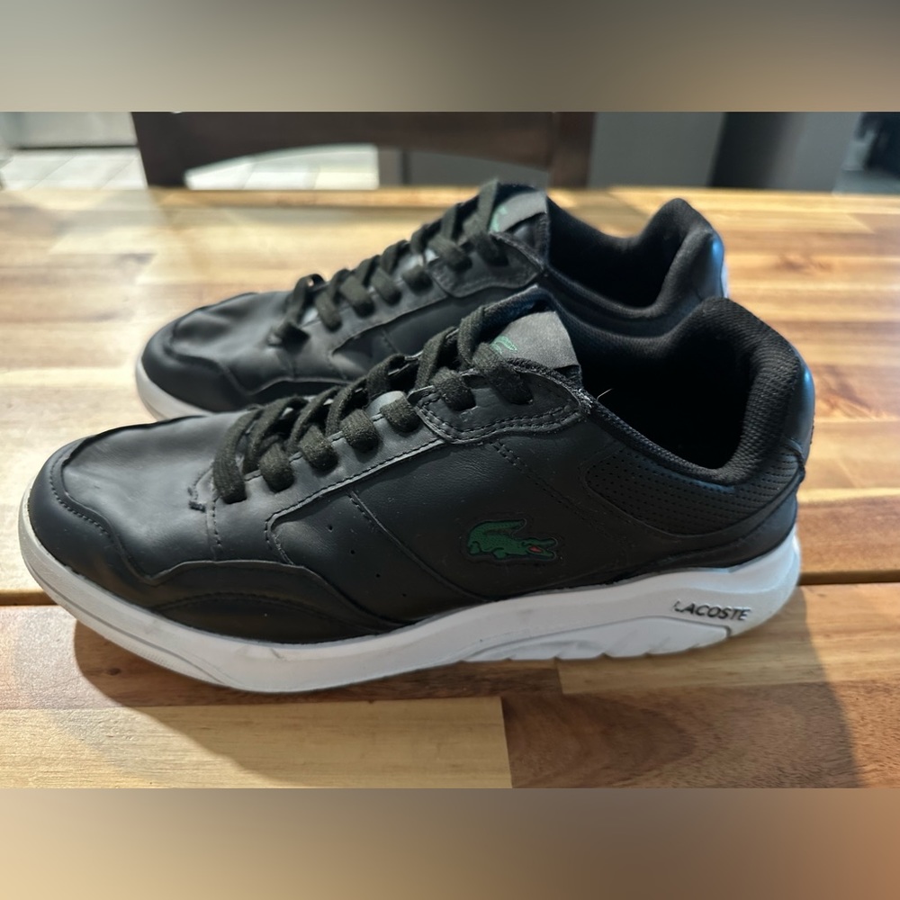 Lacoste | Men’s Game Advanced Luxe Leather & Synthetic Sneakers | Size 9.5 - Picture 2 of 12
